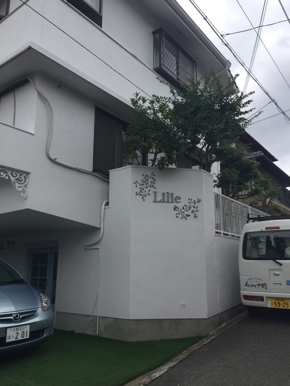 外壁塗装　玄関ドア