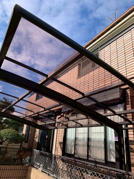 カーポート　屋根修理アフター